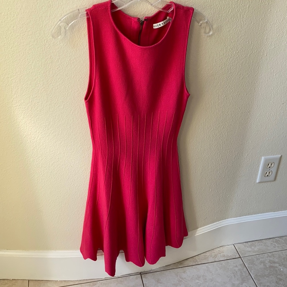 Alice + Olivia Hot Pink Dress